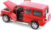 2014 Mercedes-Benz G-Class G-500 - RED - 1/24 Diecast Metal Model by Welly