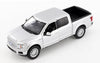 2019 Ford F-150 Lariat Crew Cab SuperCrew - SILVER -1/27 Diecast Metal Model by Showcasts