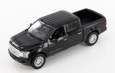 2019 Ford F-150 Lariat Crew Cab SuperCrew - BLACK -1/27 Diecast Metal Model by Showcasts