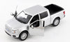 2019 Ford F-150 Lariat Crew Cab SuperCrew - SILVER -1/27 Diecast Metal Model by Showcasts