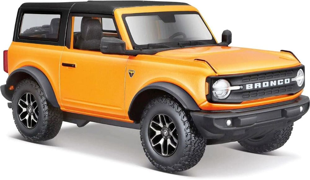 Ford 2021 Bronco Badlands - Orange - 1/24 Scale Diecast Metal Model by Maisto