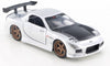 5.25 inch 1993 Mazda RX-7 -  SILVER - 1/32 Scale Diecast Metal Model by Jada