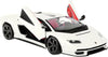 2022 Lamborghini Countach LPI 800-4 - WHITE - 1/24 Diecast Metal Model by Bburago