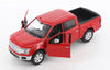 2019 Ford F-150 Lariat Crew Cab SuperCrew - RED -1/27 Diecast Metal Model by Showcasts