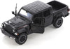 2021 Jeep Gladiator Rubicon Closed Top - BLACK - 1/27 Diecast Metal Model by MotorMax