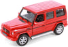 2014 Mercedes-Benz G-Class G-500 - RED - 1/24 Diecast Metal Model by Welly