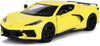 2020 Chevrolet Corvette C8 - YELLOW - 1/24 Diecast Metal Model by MotorMax