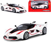 2015 Ferrari FXX-K FXX K #75 LaFerrari - WHITE - 1/24 Scale Diecast Model by Bburago