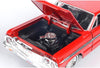 1964 Chevrolet Impala Hard Top - RED  - 1/24 Diecast Metal Model by Showcasts