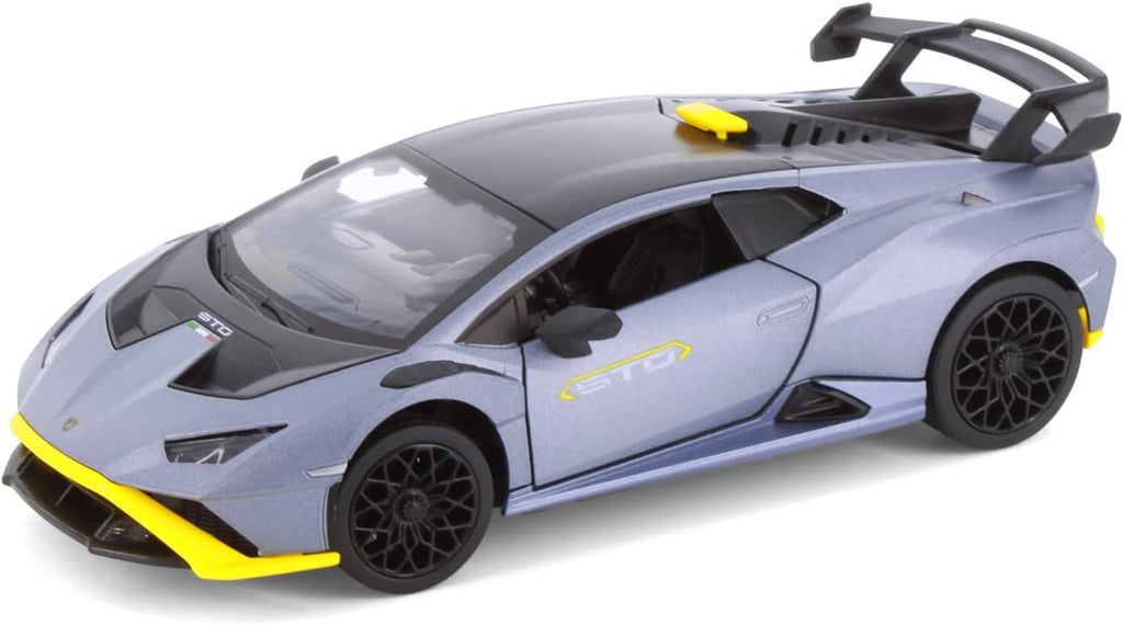 2021 Lamborghini Huracan STO - GRAY - 1/24  Scale Diecast Metal Model by Showcasts