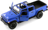 2021 Jeep Gladiator Overland Open Top - BLUE - 1/27 Diecast Metal Model by MotorMax