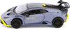 2021 Lamborghini Huracan STO - GRAY - 1/24  Scale Diecast Metal Model by Showcasts