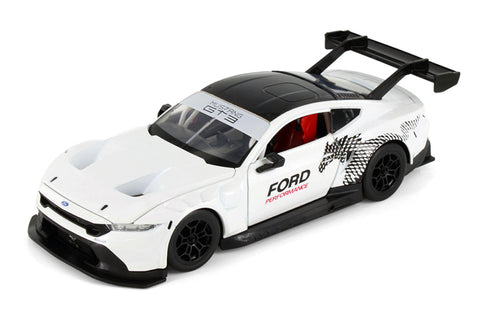 2024 Ford Mustang GT3 - WHITE - 1/24  Scale Diecast Metal Model by Showcasts