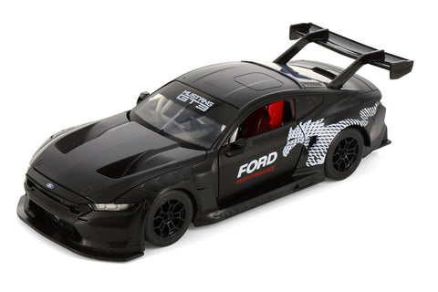 2024 Ford Mustang GT3 - BLACK - 1/24  Scale Diecast Metal Model by Showcasts