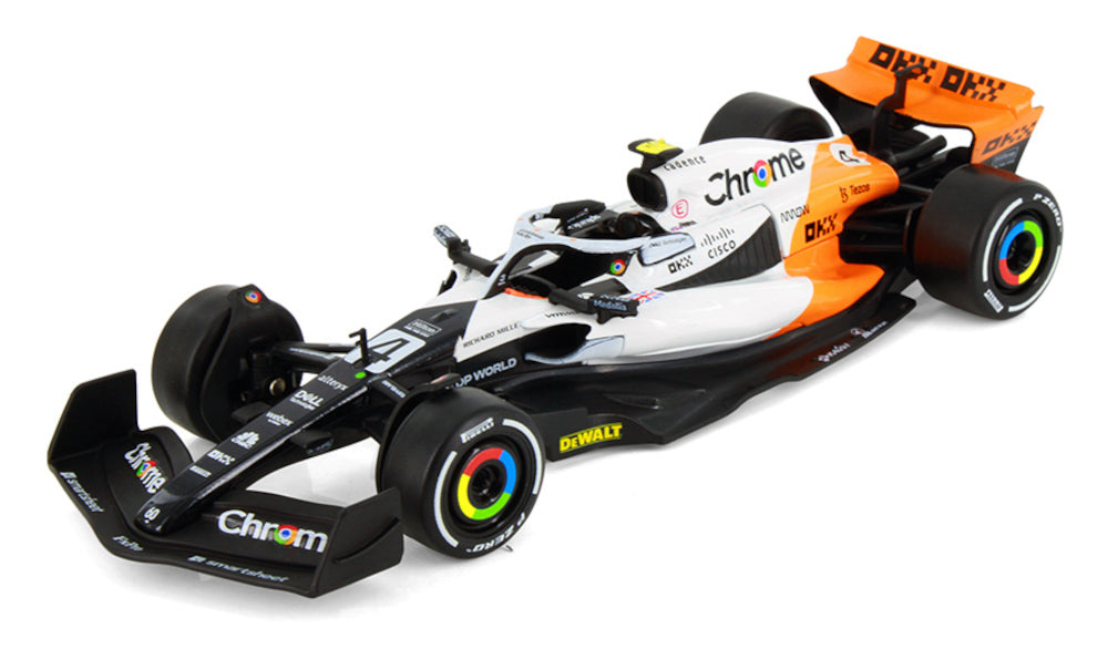 2023 McLaren MCL60 #4 Lando Norris Formula One F1  Monaco GP - 1/24 Diecast Metal Model by Showcasts