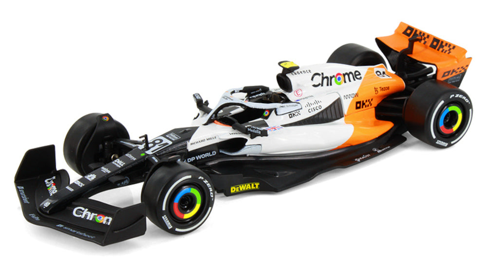 2023 McLaren MCL60 #81 Oscar Piastri Formula One F1 Monaco GP - 1/24 Diecast Metal Model by Showcasts