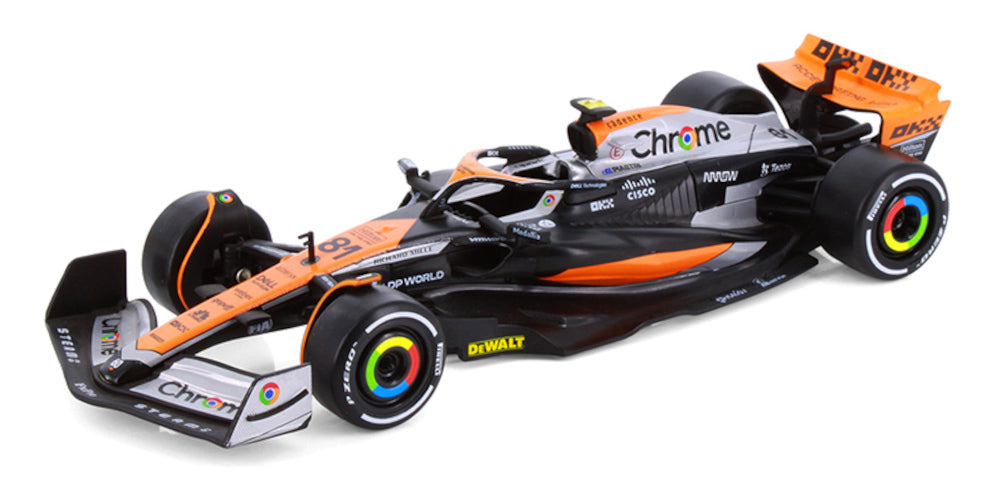 2023 McLaren MCL60 #81 Oscar Piastri Formula One F1 British GP - 1/24 Diecast Metal Model by Showcasts