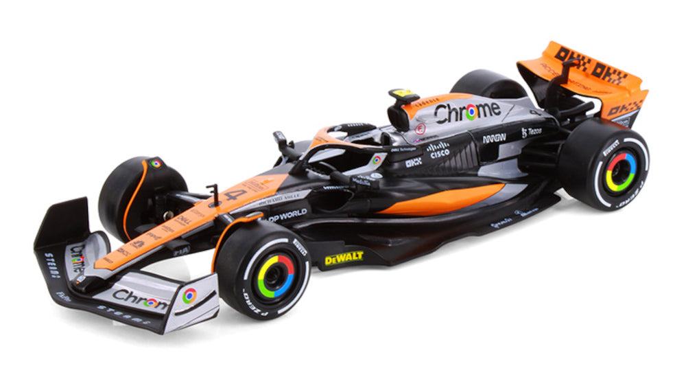 2023 McLaren MCL60 #4 Lando Norris Formula One F1  British GP - 1/24 Diecast Metal Model by Showcasts