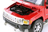 2005 Hummer H3 - RED - 1/24  Scale Diecast Metal Model by Showcasts