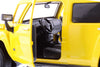 2005 Hummer H3 - YELLOW - 1/24  Scale Diecast Metal Model by Showcasts
