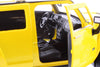 2005 Hummer H3 - YELLOW - 1/24  Scale Diecast Metal Model by Showcasts