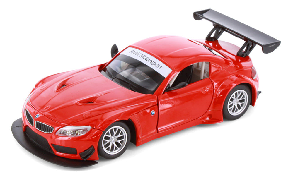 2010 BMW Z4 GT3 - WHITE - 1/24  Scale Diecast Metal Model by Showcasts
