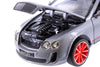 2012 Bentley Continental Supersport ISR Convertible - SILVER - 1/24 Diecast Metal Model by Showcasts