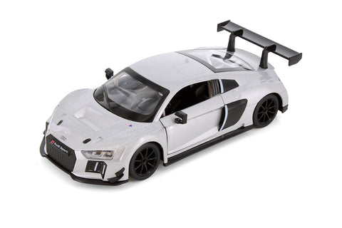 2015 Audi R8 LMS - SILVER - 1/24 Diecast Metal Model by Showcasts