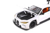 BMW M4 GT3 - WHITE - 1/24  Scale Diecast Metal Model by Showcasts