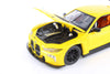 BMW M4 GT3 - YELLOW - 1/24  Scale Diecast Metal Model by Showcasts