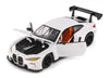 BMW M4 GT3 - WHITE - 1/24  Scale Diecast Metal Model by Showcasts