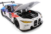 BMW M4 GT3 - White and Black Racing Livery - 1/24  Scale Diecast Metal Model by Showcasts