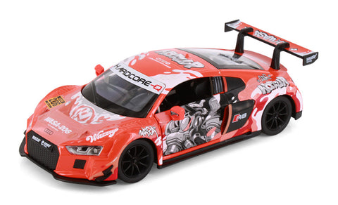 2015 Audi R8 LMS WASA Racing Livery - Orange - 1/24 Diecast Metal Model by Showcasts