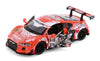 2015 Audi R8 LMS WASA Racing Livery - Orange - 1/24 Diecast Metal Model by Showcasts