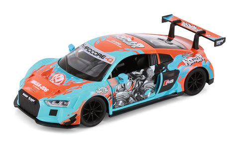 2015 Audi R8 LMS WASA Racing Livery - Green Orange - 1/24 Diecast Metal Model by Showcasts
