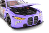BMW M4 GT3 - WASA Racing - Purple - 1/24  Scale Diecast Metal Model by Showcasts