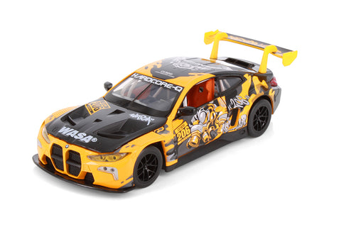 BMW M4 GT3 - WASA Racing - Orange - 1/24  Scale Diecast Metal Model by Showcasts