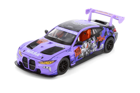 BMW M4 GT3 - WASA Racing - Purple - 1/24  Scale Diecast Metal Model by Showcasts