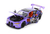 BMW M4 GT3 - WASA Racing - Purple - 1/24  Scale Diecast Metal Model by Showcasts
