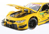 BMW M4 DTM Deutsche Post Racing #16 1/24  Scale Diecast Metal Model by Showcasts