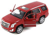 2017 Cadillac Escalade - RED - 1/24 Scale Diecast Metal Model by Welly