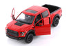 2017 Ford F-150 Raptor Crew Cab SuperCrew - RED -1/27 Diecast Metal Model by Showcasts