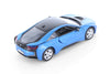 2018 BMW i8 Coupe Hardtop - BLUE - 1/24 Scale Diecast Metal Model by Motormax