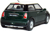 Mini Cooper S 1/28 Scale Diecast Metal Model by Kinsmart - GREEN