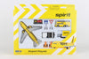 9 Piece Playset Airbus A320 Spirit Airlines Diecast Model APPROX 1/257 Scale Diecast Airplane Model by Daron (Single Plane)