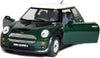 Mini Cooper S 1/28 Scale Diecast Metal Model by Kinsmart - GREEN