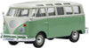 Volkswagen (VW) T1 Type-2 Samba Bus 1951 - Green - 1/25 Diecast Metal Model by Maisto
