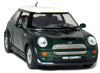 Mini Cooper S 1/28 Scale Diecast Metal Model by Kinsmart - GREEN