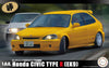 1998 Honda Civic Type R EK9 1/24 Scale Plastic Model Kit (Assembly Required) by Fujimi