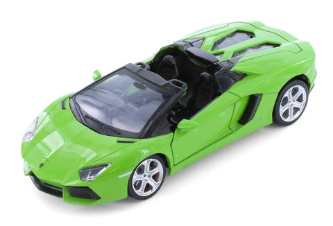 2013 Lamborghini Aventador LP 700-4 Roadster - GREEN - 1/24  Scale Diecast Metal Model by Showcasts